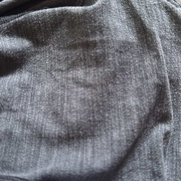 Obermeyer heather gray long sleeves 1/2 zip mock neck basic performance top Sz L - Picture 8 of 10